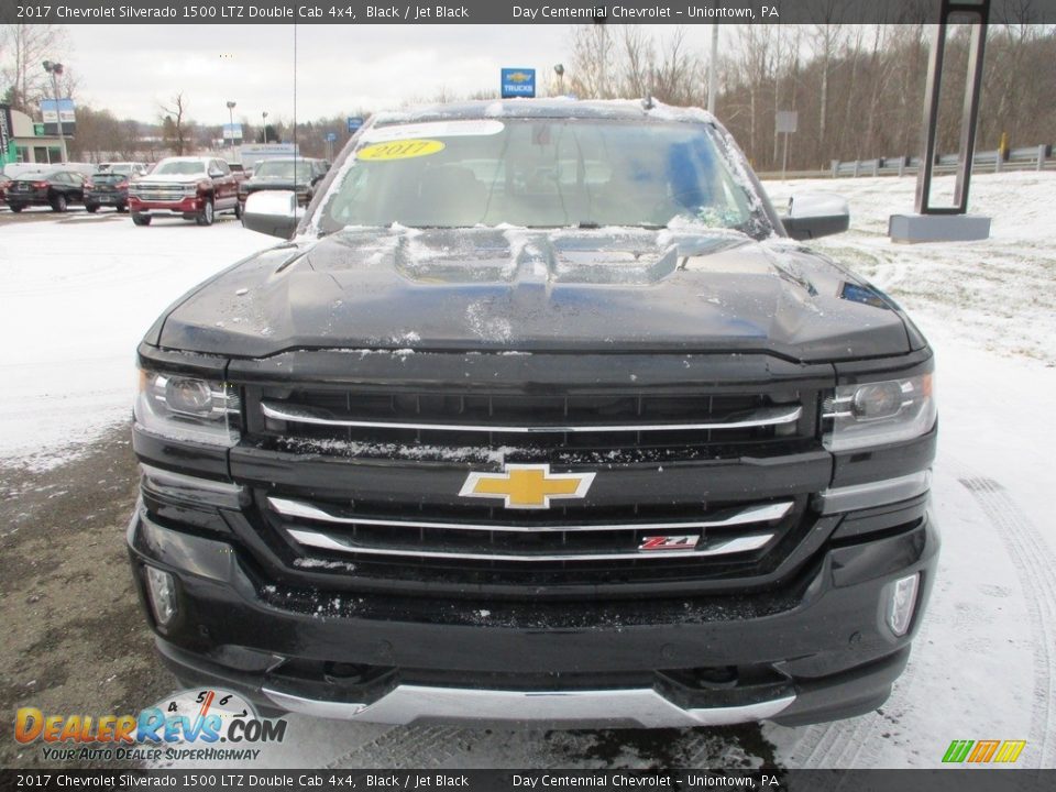 2017 Chevrolet Silverado 1500 LTZ Double Cab 4x4 Black / Jet Black Photo #21
