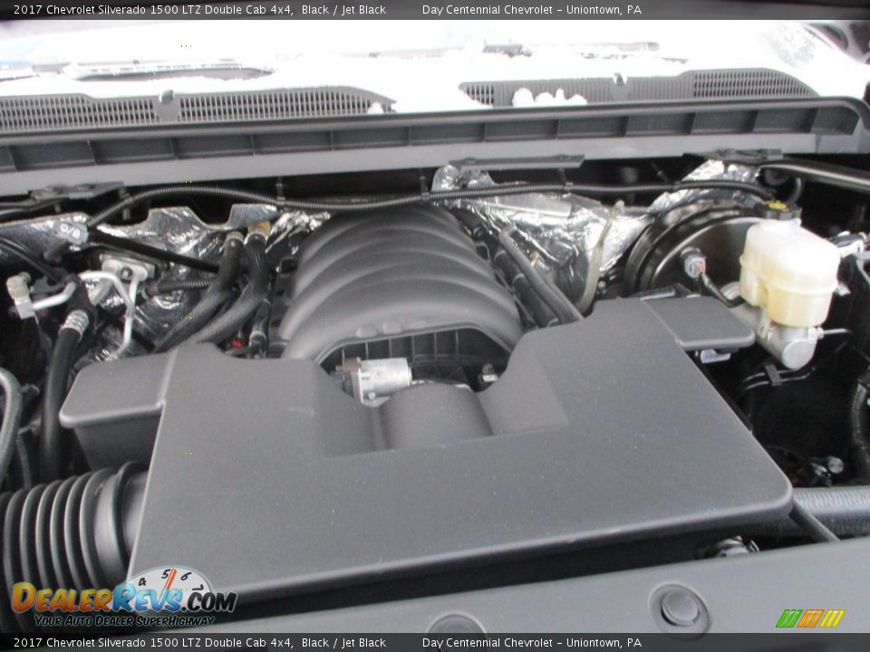 2017 Chevrolet Silverado 1500 LTZ Double Cab 4x4 Black / Jet Black Photo #24