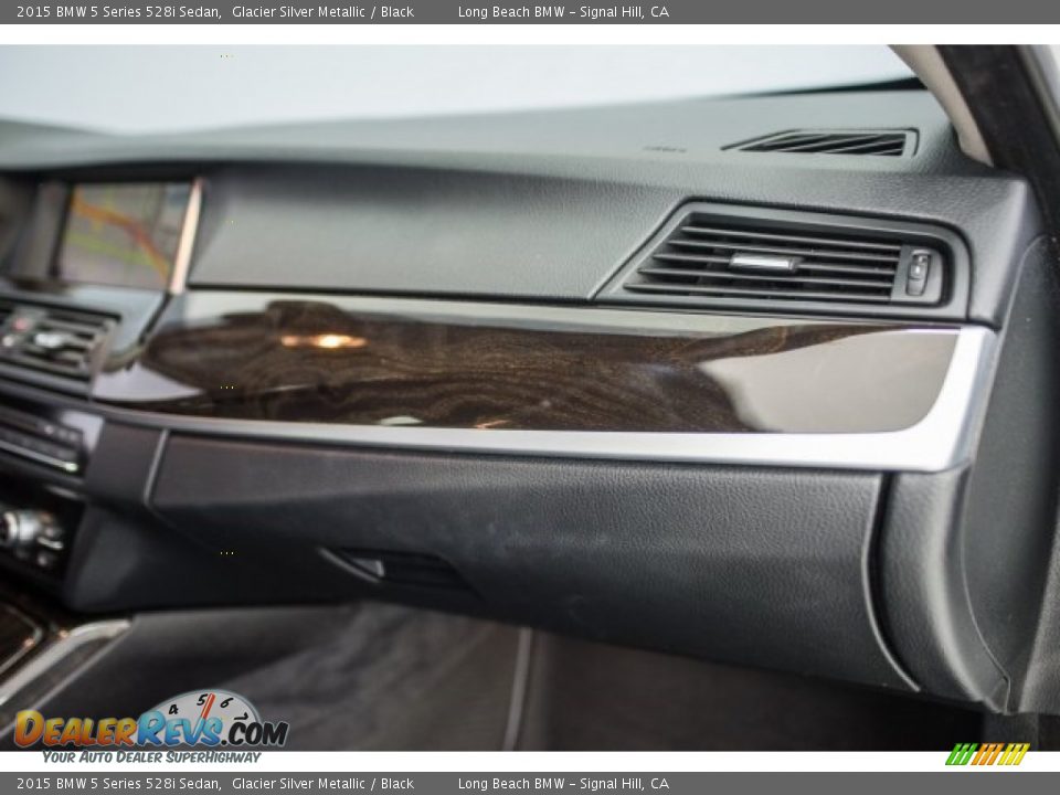 2015 BMW 5 Series 528i Sedan Glacier Silver Metallic / Black Photo #20