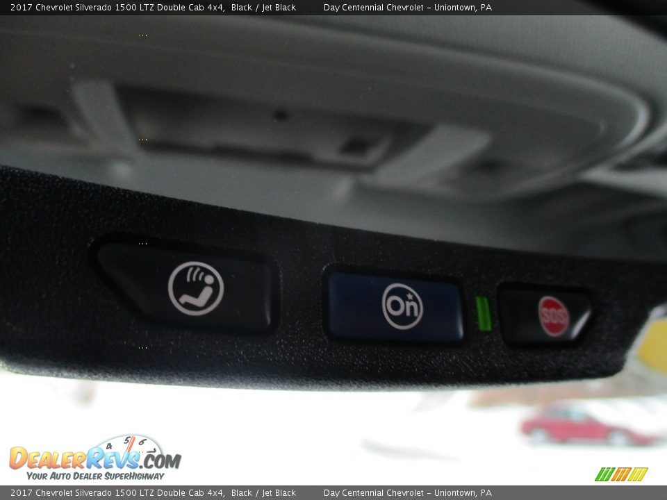 2017 Chevrolet Silverado 1500 LTZ Double Cab 4x4 Black / Jet Black Photo #31