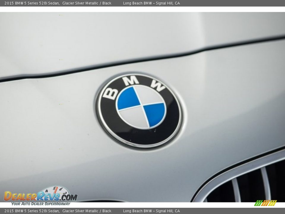 2015 BMW 5 Series 528i Sedan Glacier Silver Metallic / Black Photo #23