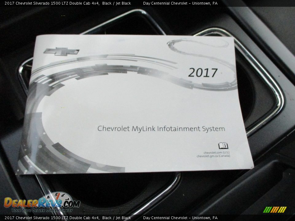 2017 Chevrolet Silverado 1500 LTZ Double Cab 4x4 Black / Jet Black Photo #36