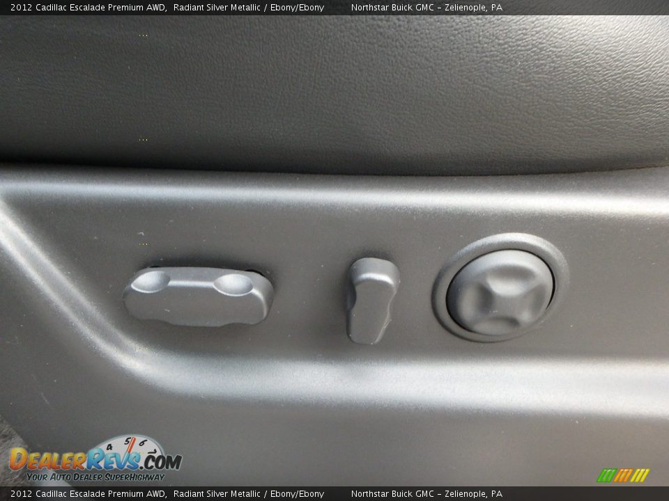 2012 Cadillac Escalade Premium AWD Radiant Silver Metallic / Ebony/Ebony Photo #23