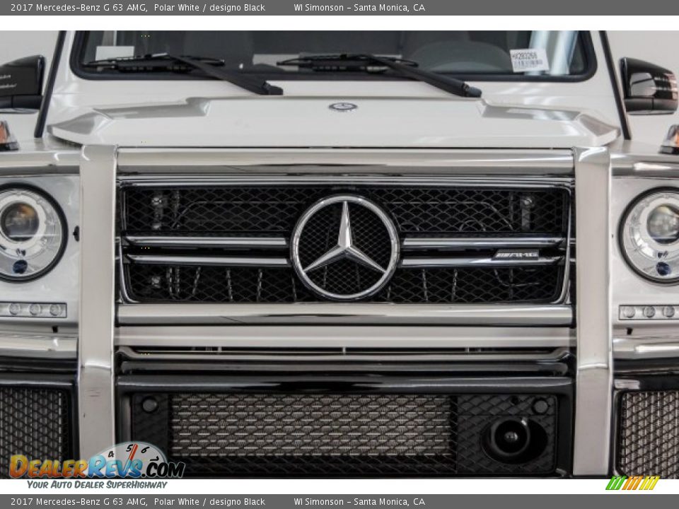 2017 Mercedes-Benz G 63 AMG Polar White / designo Black Photo #18