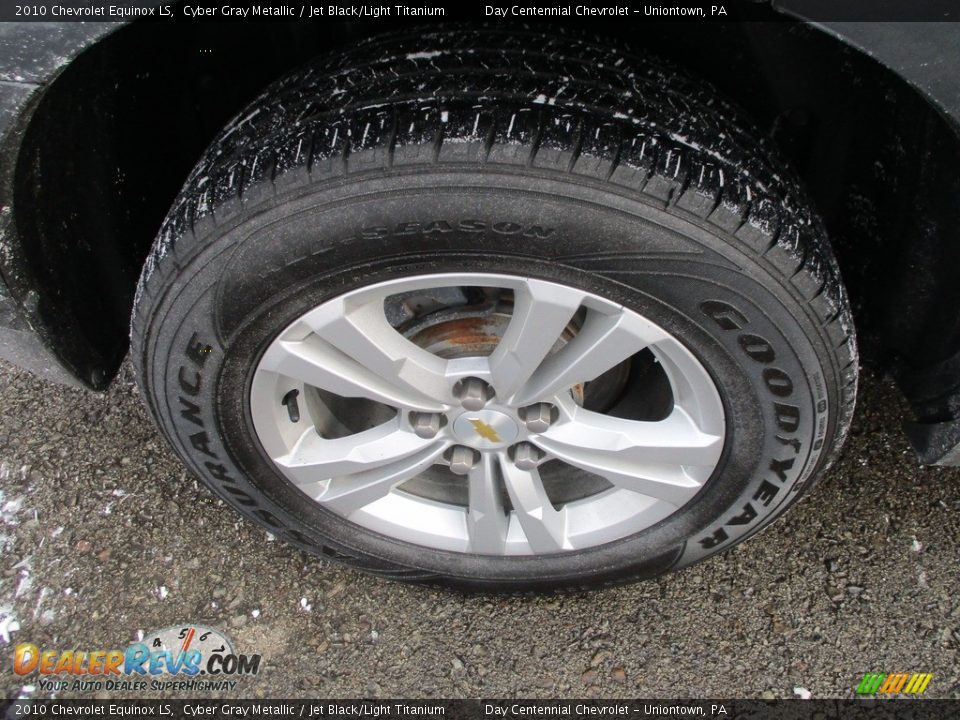 2010 Chevrolet Equinox LS Cyber Gray Metallic / Jet Black/Light Titanium Photo #9