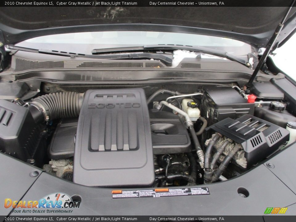 2010 Chevrolet Equinox LS Cyber Gray Metallic / Jet Black/Light Titanium Photo #22