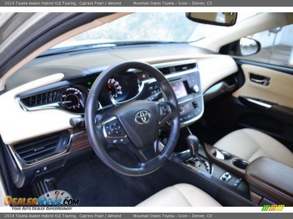 2014 Toyota Avalon Hybrid XLE Touring Cypress Pearl / Almond Photo #10