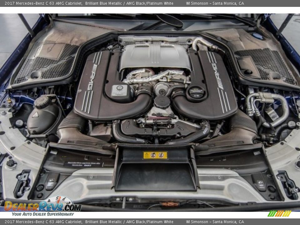 2017 Mercedes-Benz C 63 AMG Cabriolet 4.0 Liter AMG DI biturbo DOHC 32-Valve VVT V8 Engine Photo #8