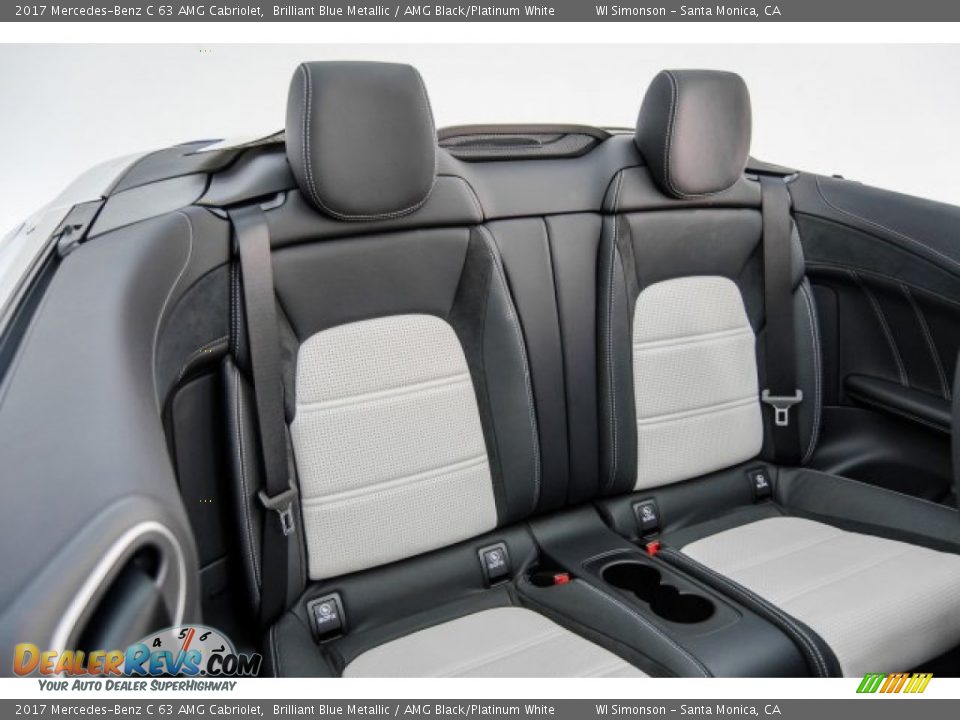 Rear Seat of 2017 Mercedes-Benz C 63 AMG Cabriolet Photo #12