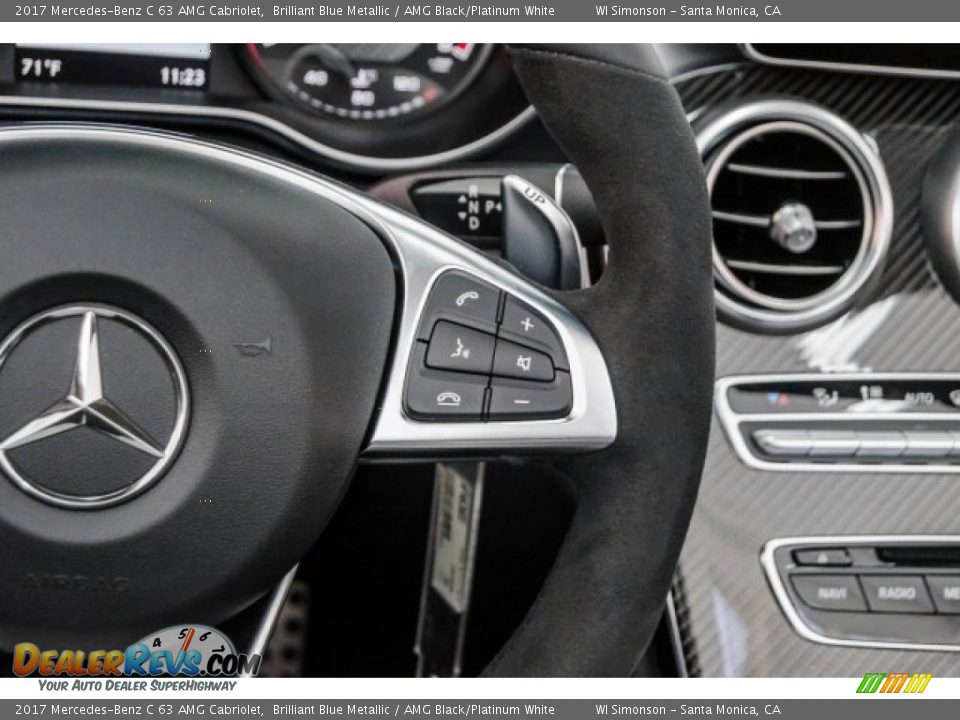 Controls of 2017 Mercedes-Benz C 63 AMG Cabriolet Photo #15