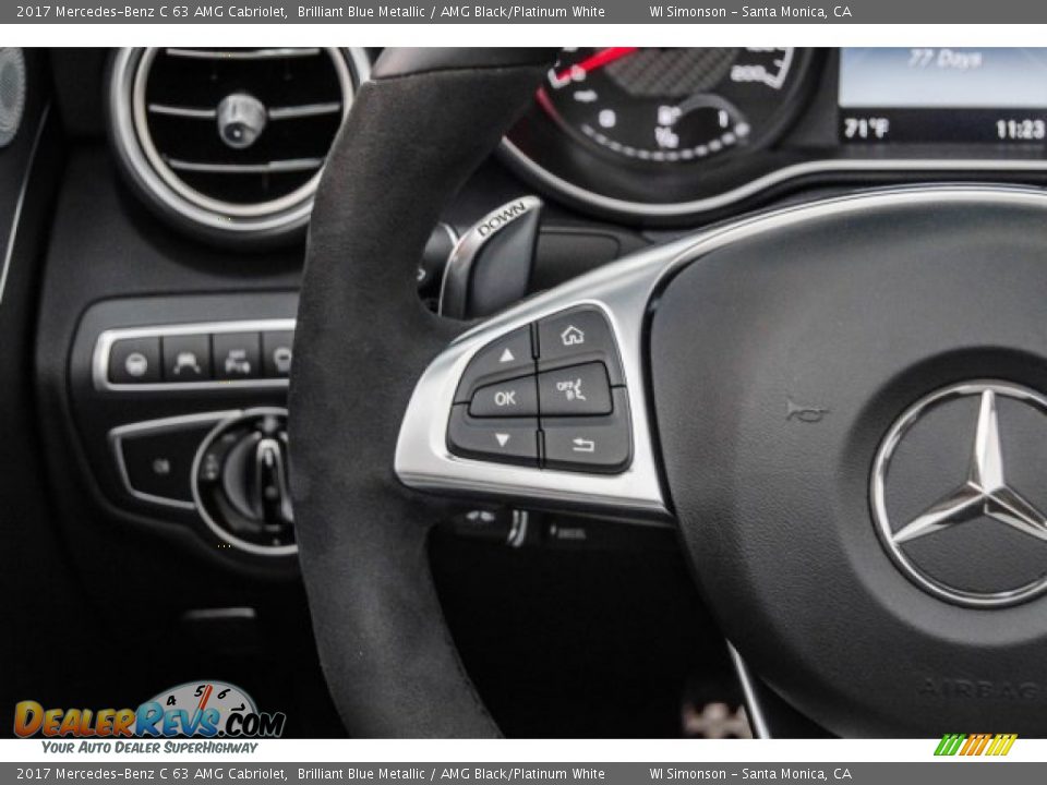 Controls of 2017 Mercedes-Benz C 63 AMG Cabriolet Photo #16