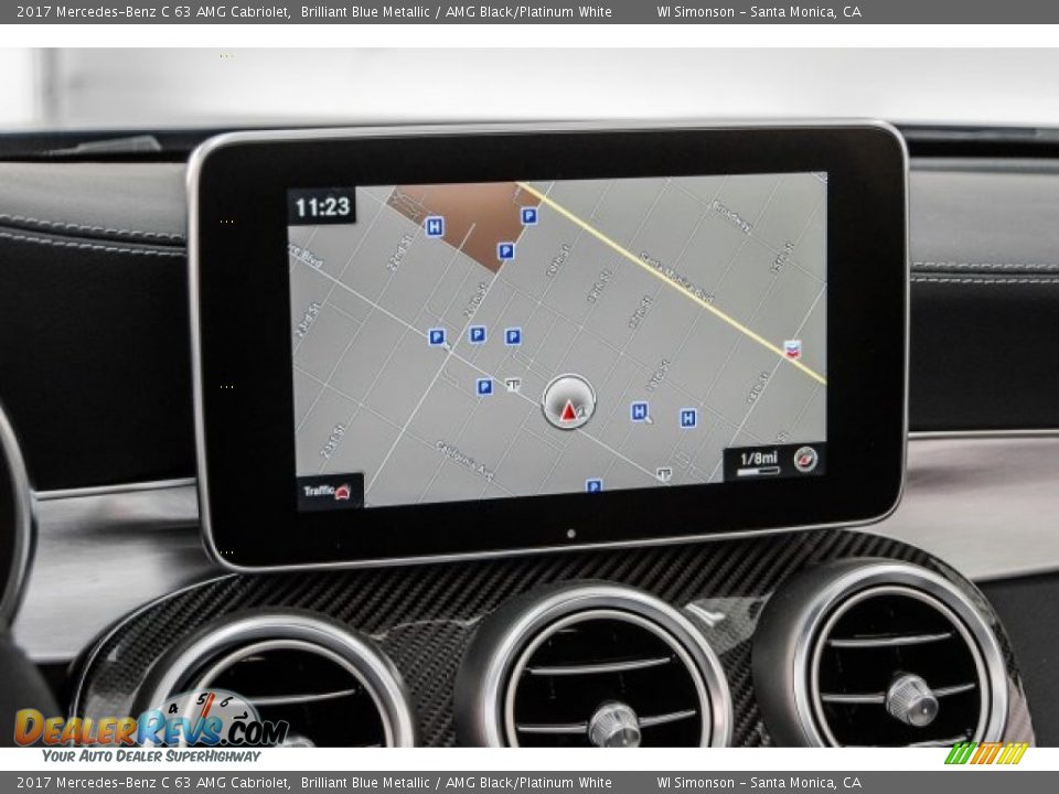 Navigation of 2017 Mercedes-Benz C 63 AMG Cabriolet Photo #17