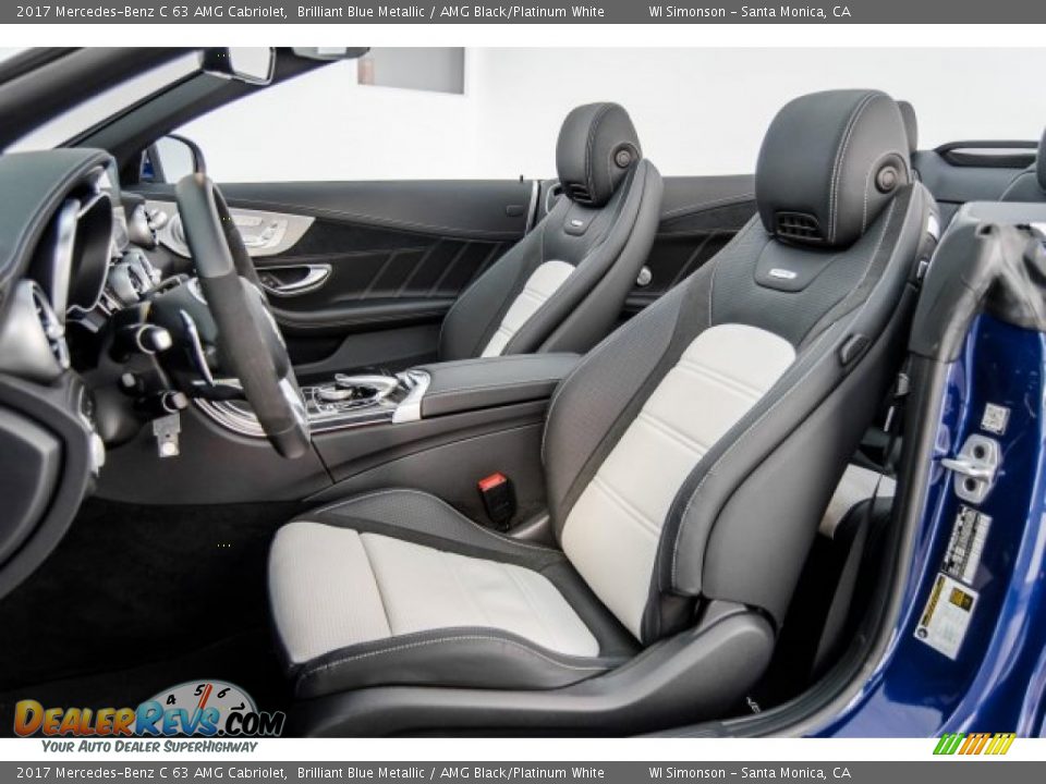 Front Seat of 2017 Mercedes-Benz C 63 AMG Cabriolet Photo #27