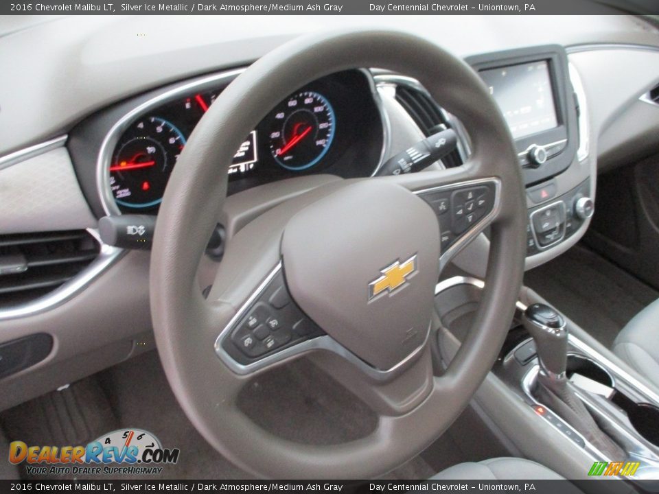 2016 Chevrolet Malibu LT Silver Ice Metallic / Dark Atmosphere/Medium Ash Gray Photo #30