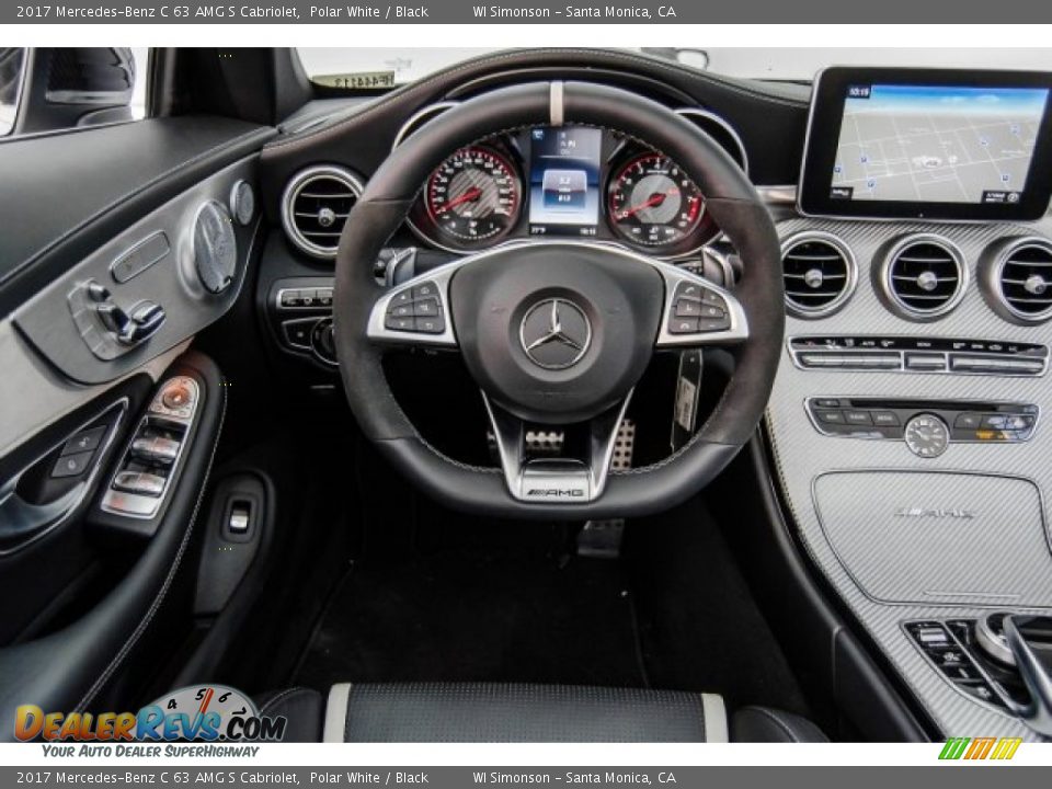 2017 Mercedes-Benz C 63 AMG S Cabriolet Polar White / Black Photo #4