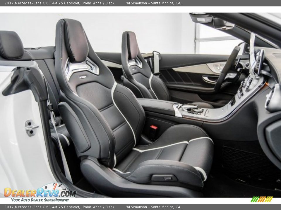 Black Interior - 2017 Mercedes-Benz C 63 AMG S Cabriolet Photo #6