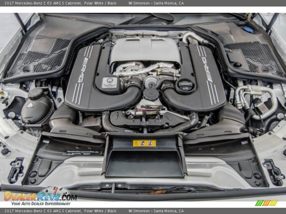 2017 Mercedes-Benz C 63 AMG S Cabriolet 4.0 Liter AMG DI biturbo DOHC 32-Valve VVT V8 Engine Photo #8