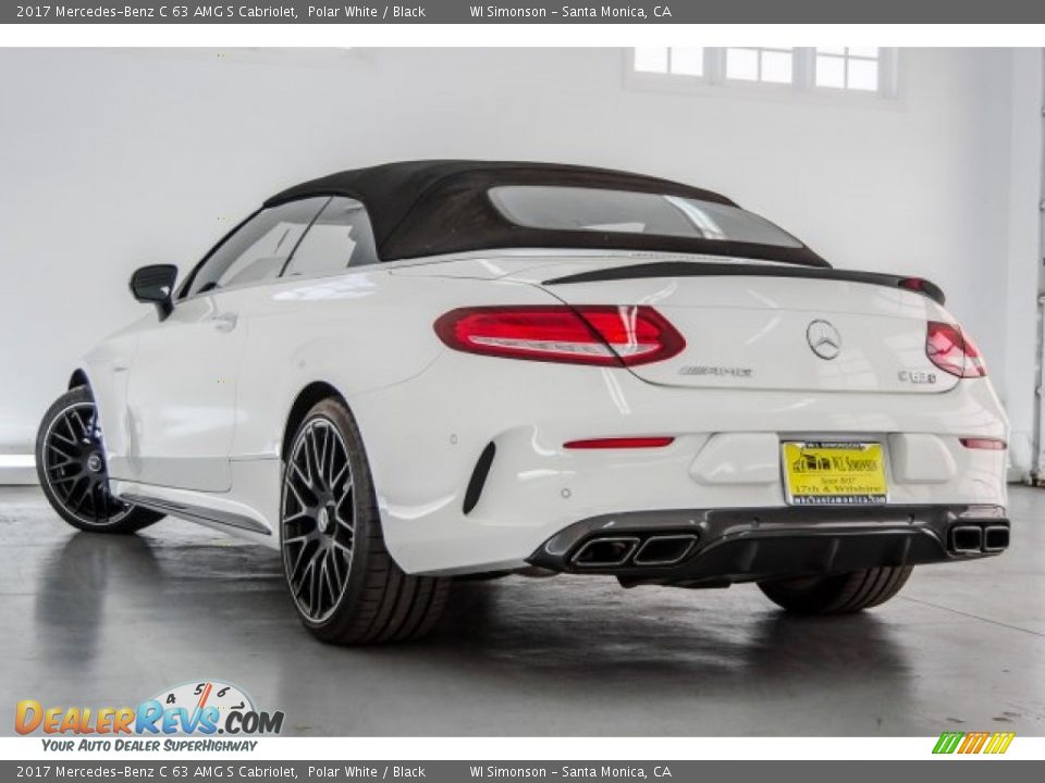 2017 Mercedes-Benz C 63 AMG S Cabriolet Polar White / Black Photo #10