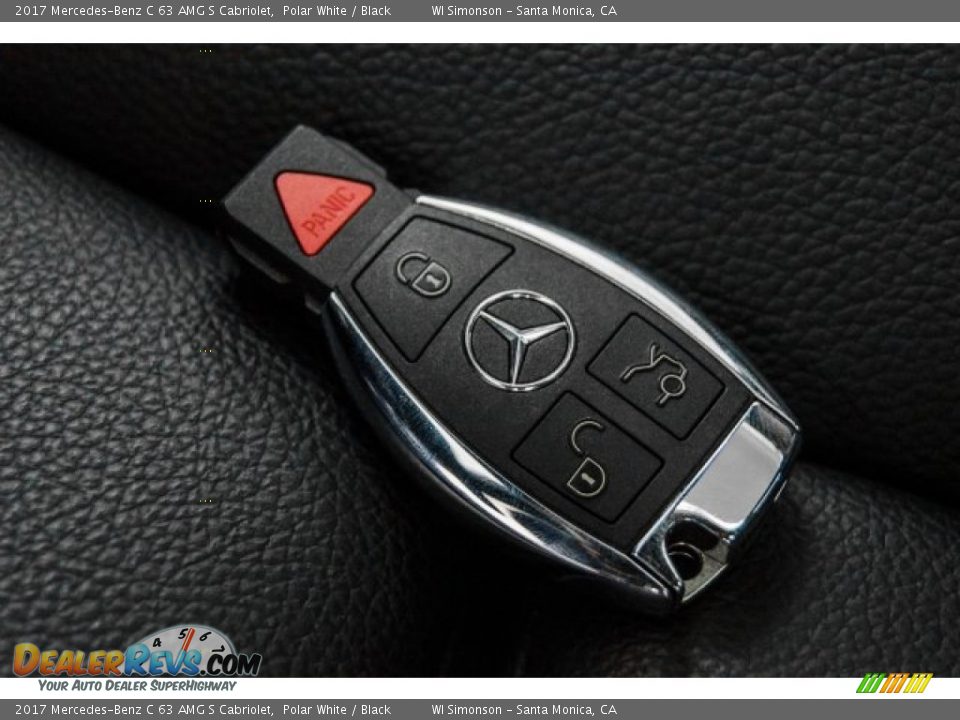 2017 Mercedes-Benz C 63 AMG S Cabriolet Polar White / Black Photo #11