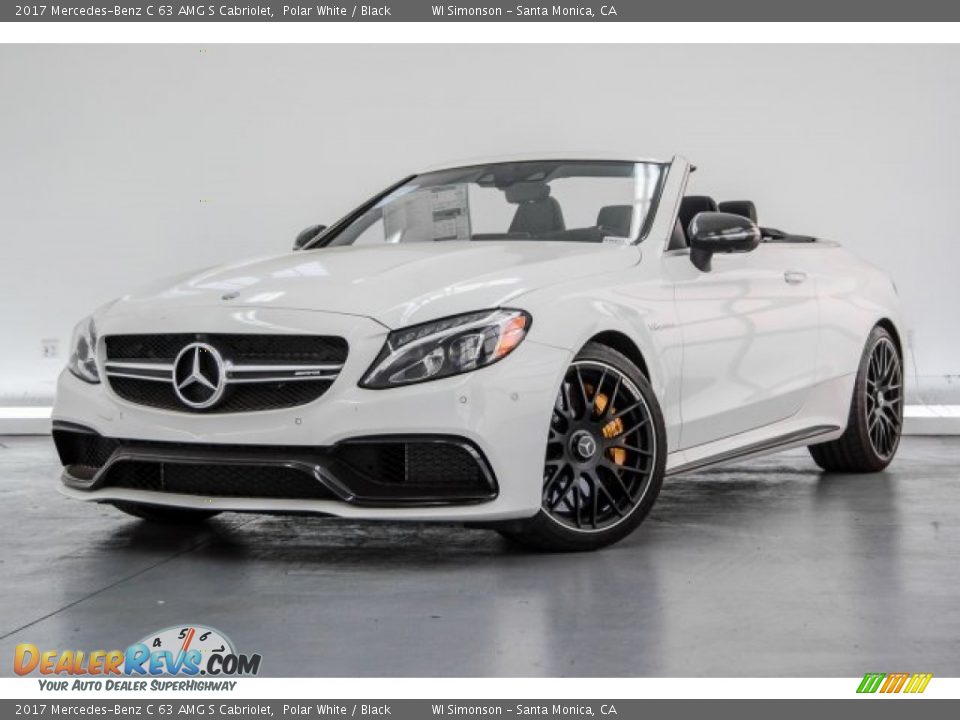 2017 Mercedes-Benz C 63 AMG S Cabriolet Polar White / Black Photo #17