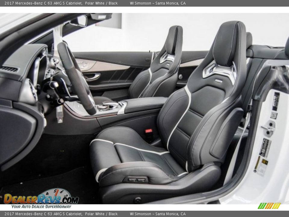 2017 Mercedes-Benz C 63 AMG S Cabriolet Polar White / Black Photo #18