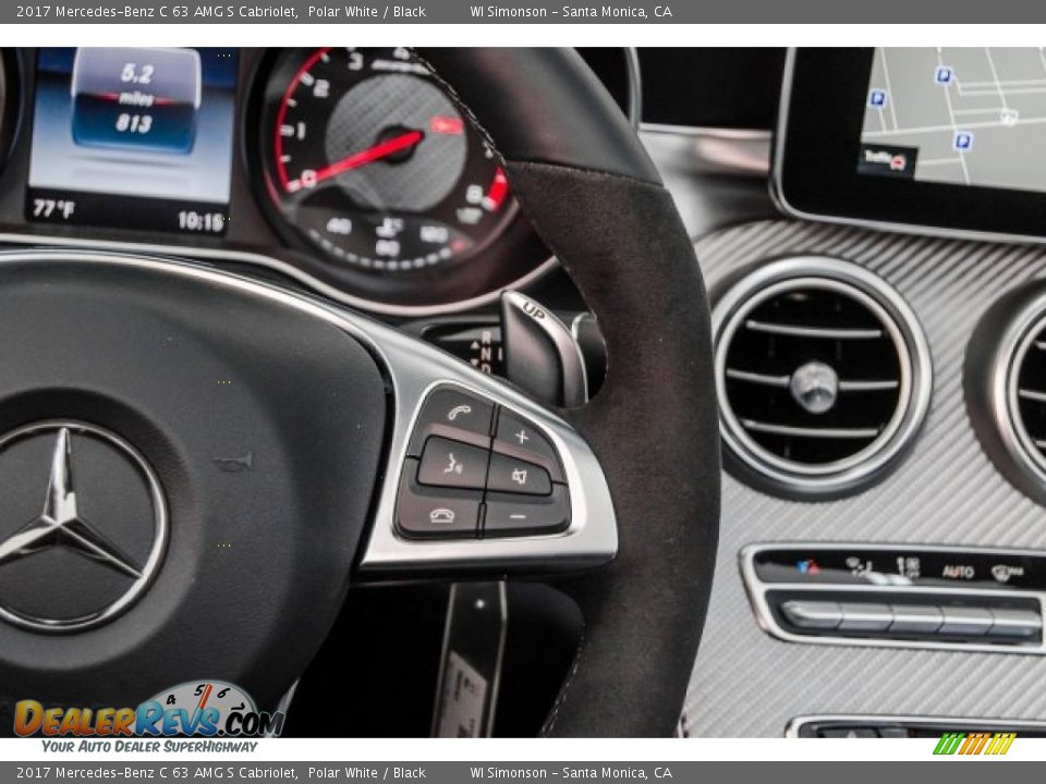 2017 Mercedes-Benz C 63 AMG S Cabriolet Polar White / Black Photo #19