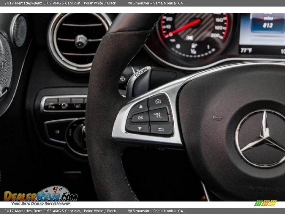 2017 Mercedes-Benz C 63 AMG S Cabriolet Polar White / Black Photo #20