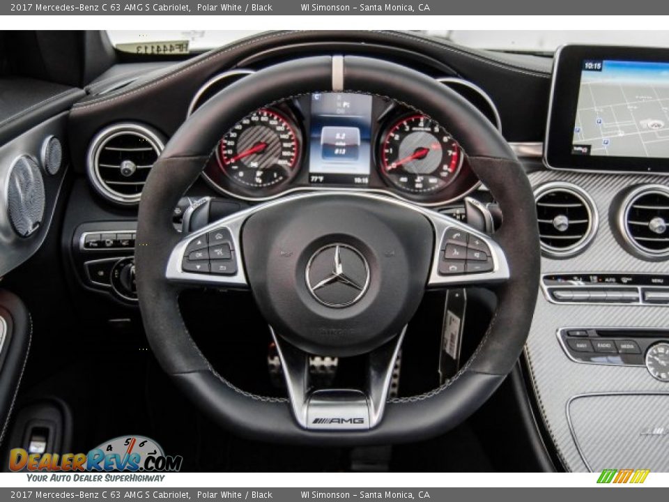 2017 Mercedes-Benz C 63 AMG S Cabriolet Polar White / Black Photo #21