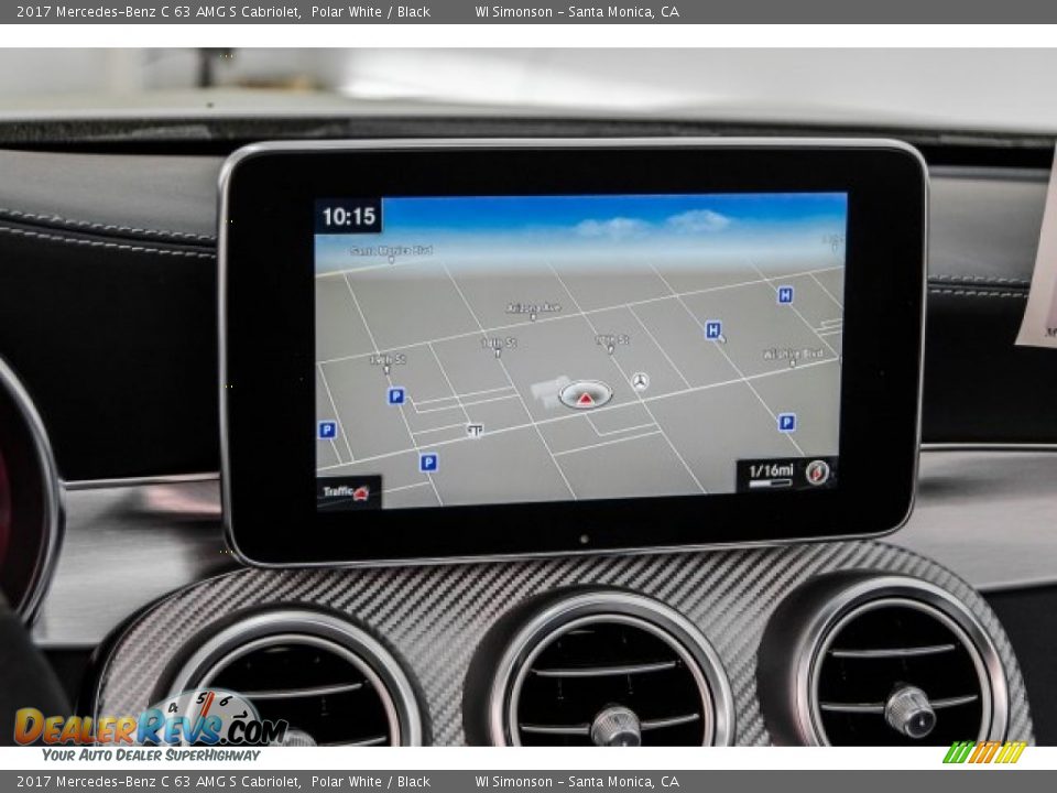 2017 Mercedes-Benz C 63 AMG S Cabriolet Polar White / Black Photo #22