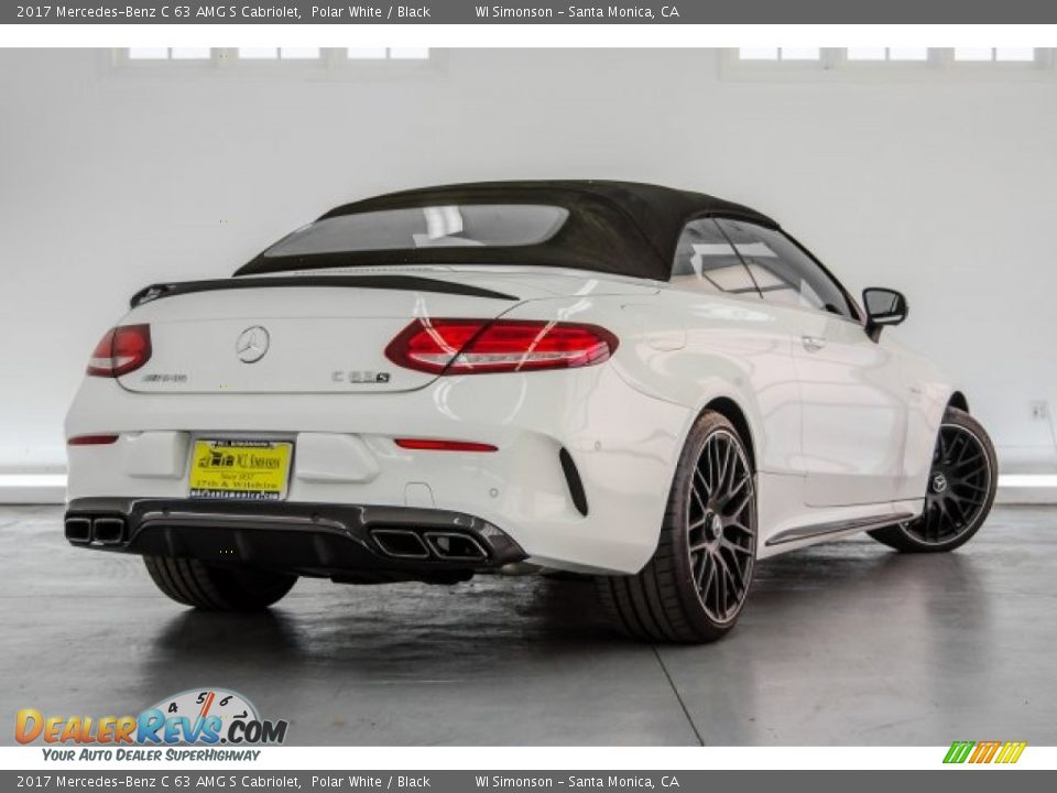2017 Mercedes-Benz C 63 AMG S Cabriolet Polar White / Black Photo #29