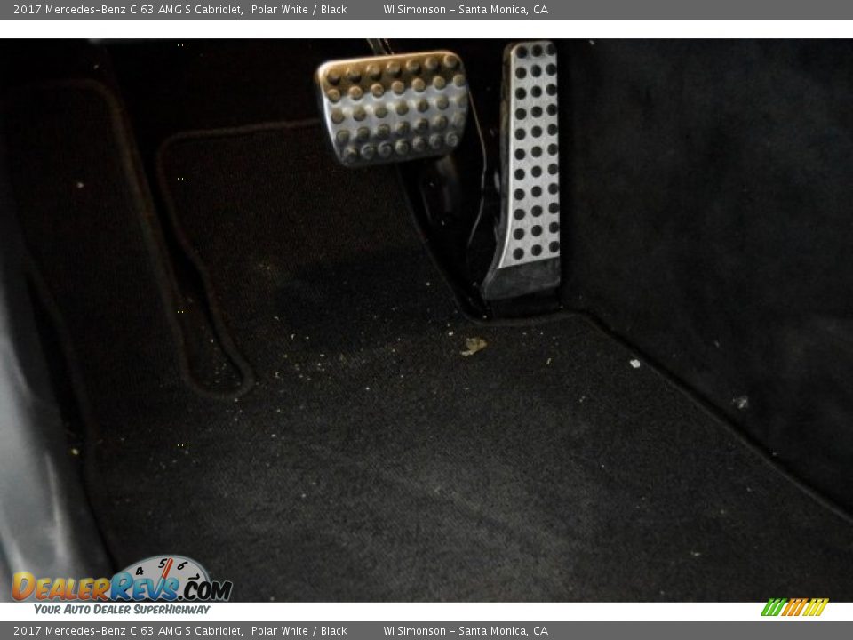 2017 Mercedes-Benz C 63 AMG S Cabriolet Polar White / Black Photo #33