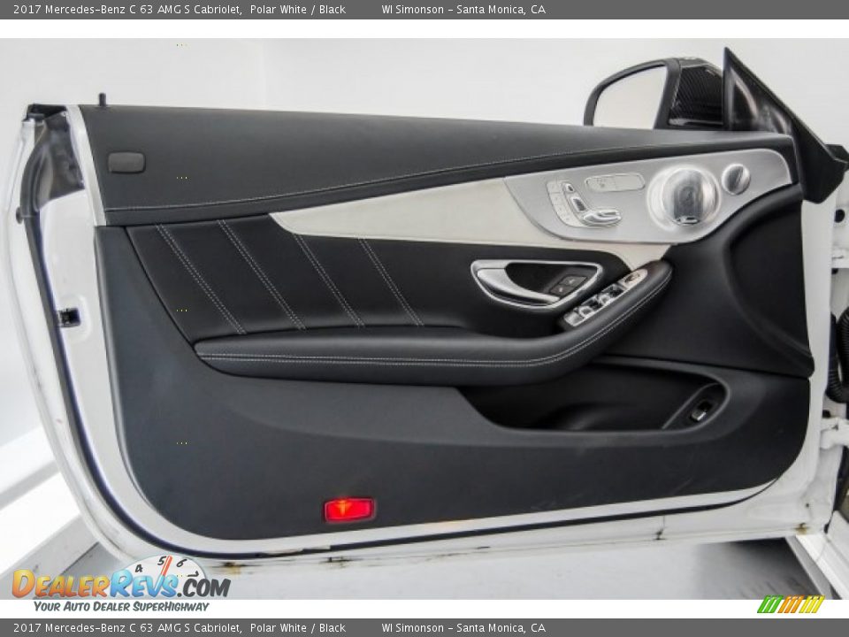 2017 Mercedes-Benz C 63 AMG S Cabriolet Polar White / Black Photo #34