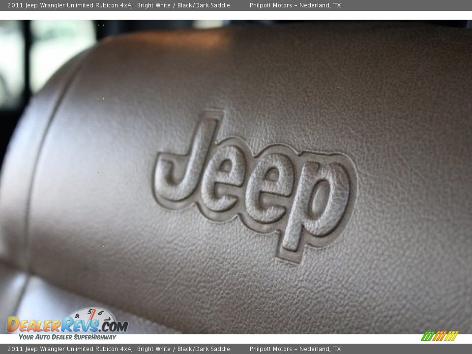 2011 Jeep Wrangler Unlimited Rubicon 4x4 Bright White / Black/Dark Saddle Photo #19