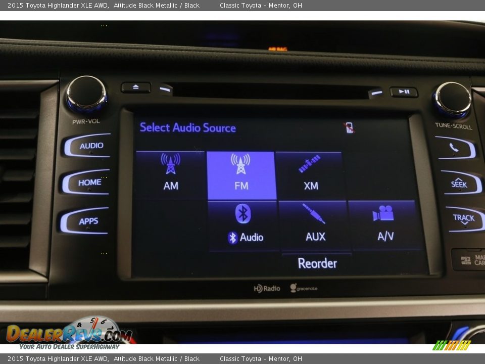 2015 Toyota Highlander XLE AWD Attitude Black Metallic / Black Photo #12