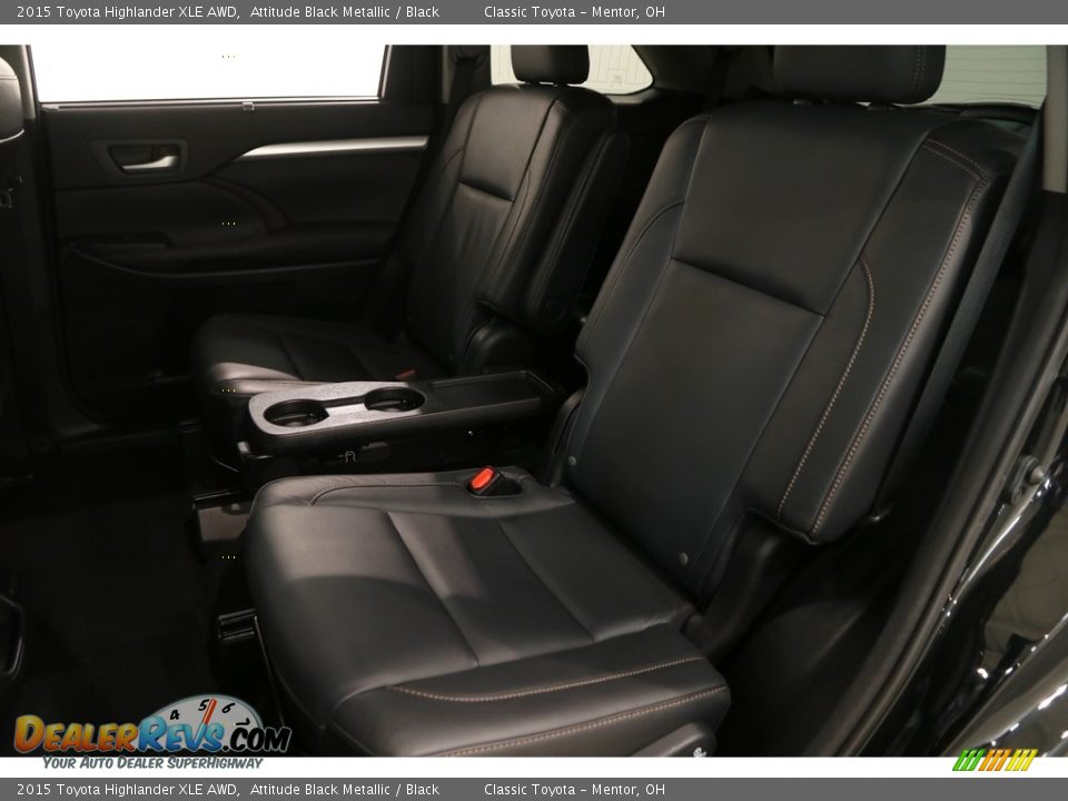 2015 Toyota Highlander XLE AWD Attitude Black Metallic / Black Photo #18