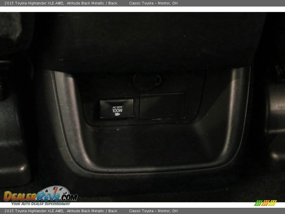 2015 Toyota Highlander XLE AWD Attitude Black Metallic / Black Photo #22