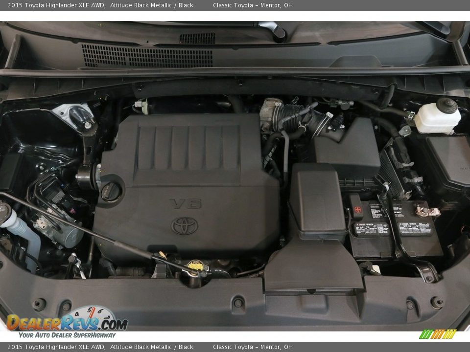 2015 Toyota Highlander XLE AWD Attitude Black Metallic / Black Photo #24