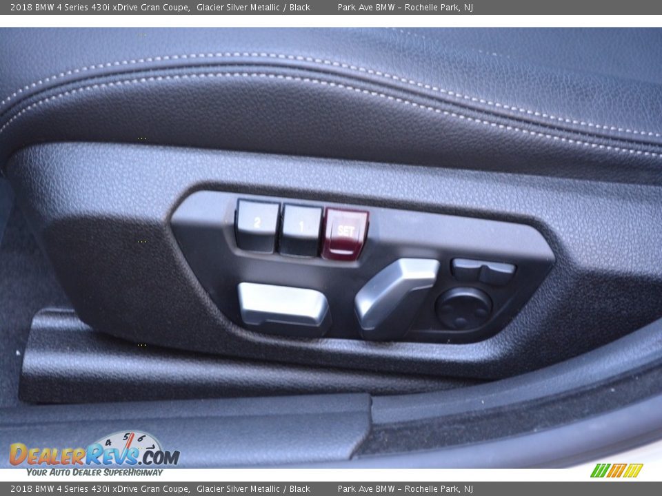 2018 BMW 4 Series 430i xDrive Gran Coupe Glacier Silver Metallic / Black Photo #12
