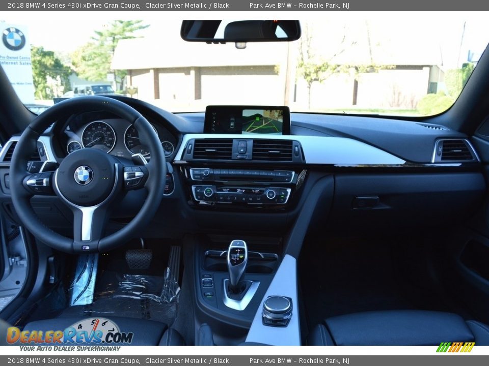 2018 BMW 4 Series 430i xDrive Gran Coupe Glacier Silver Metallic / Black Photo #15