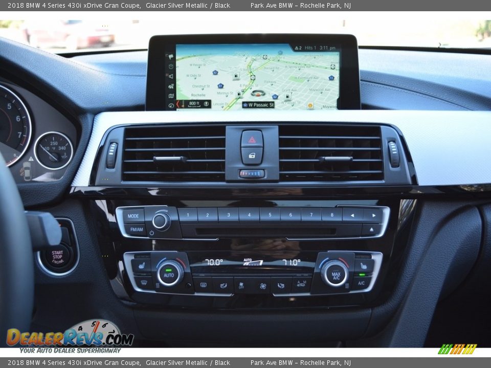 2018 BMW 4 Series 430i xDrive Gran Coupe Glacier Silver Metallic / Black Photo #16