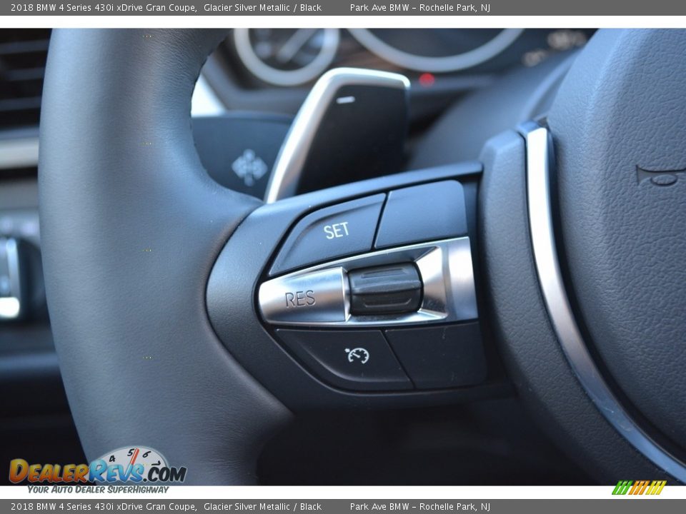 2018 BMW 4 Series 430i xDrive Gran Coupe Glacier Silver Metallic / Black Photo #19