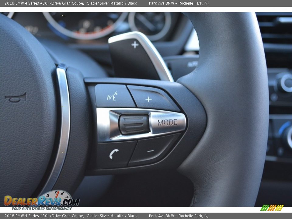2018 BMW 4 Series 430i xDrive Gran Coupe Glacier Silver Metallic / Black Photo #20