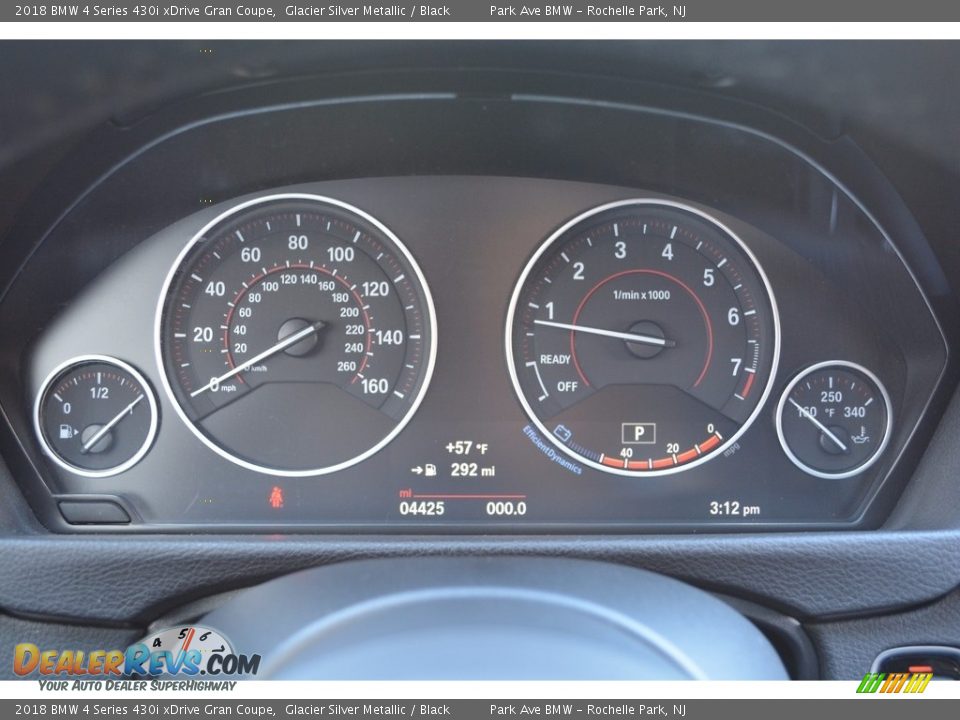 2018 BMW 4 Series 430i xDrive Gran Coupe Glacier Silver Metallic / Black Photo #21