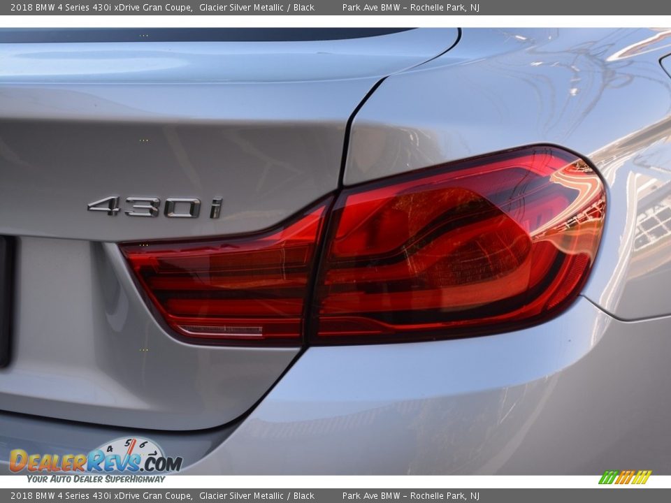 2018 BMW 4 Series 430i xDrive Gran Coupe Glacier Silver Metallic / Black Photo #23