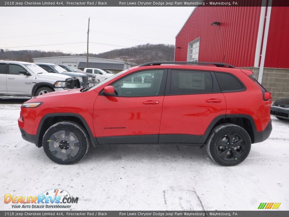 Firecracker Red 2018 Jeep Cherokee Limited 4x4 Photo #2