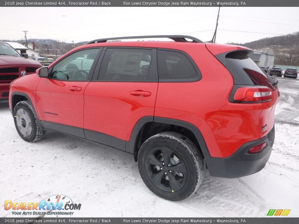 2018 Jeep Cherokee Limited 4x4 Firecracker Red / Black Photo #3