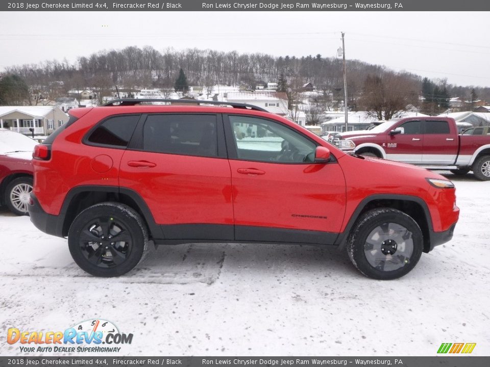 Firecracker Red 2018 Jeep Cherokee Limited 4x4 Photo #6