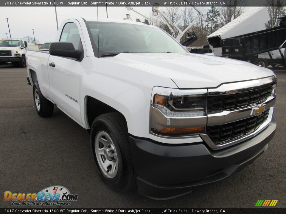 2017 Chevrolet Silverado 1500 WT Regular Cab Summit White / Dark Ash/Jet Black Photo #7