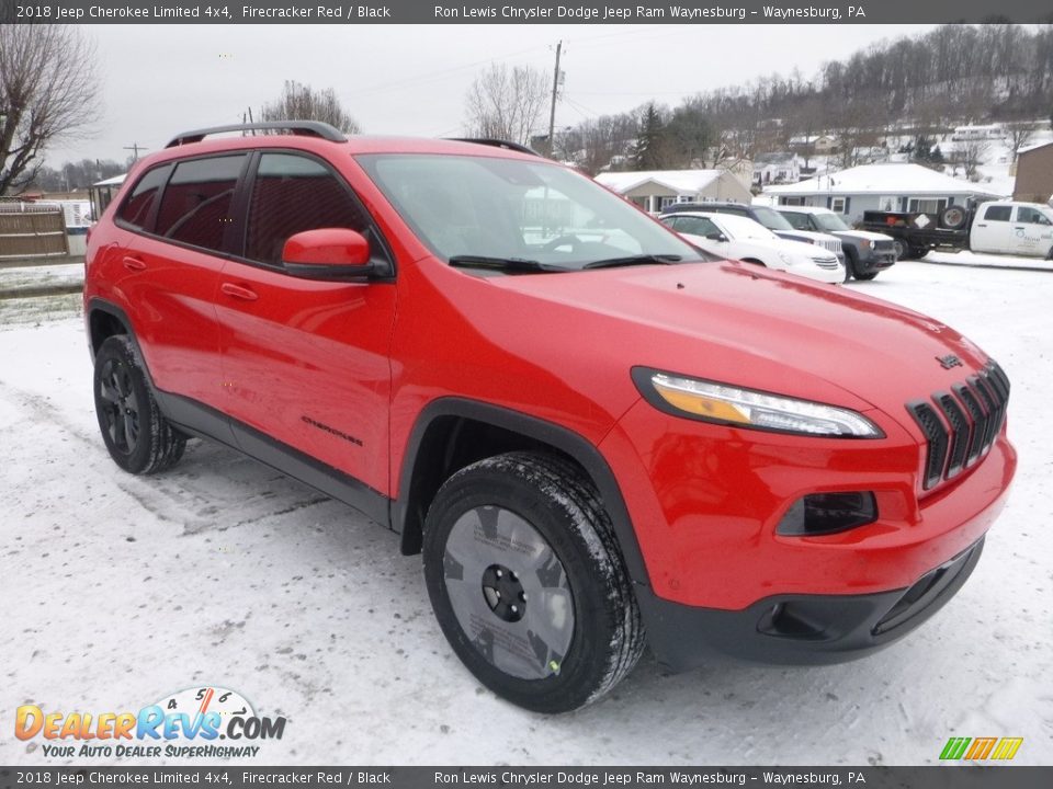 Firecracker Red 2018 Jeep Cherokee Limited 4x4 Photo #7
