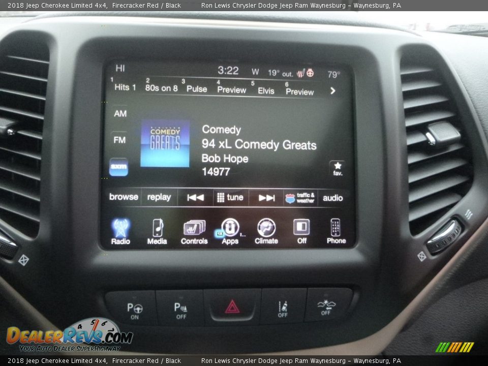 2018 Jeep Cherokee Limited 4x4 Firecracker Red / Black Photo #16